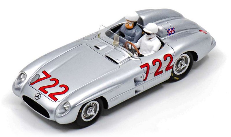 Spark 1-43 Moss 1955 Mercedes 300 SLR Mille Miglia